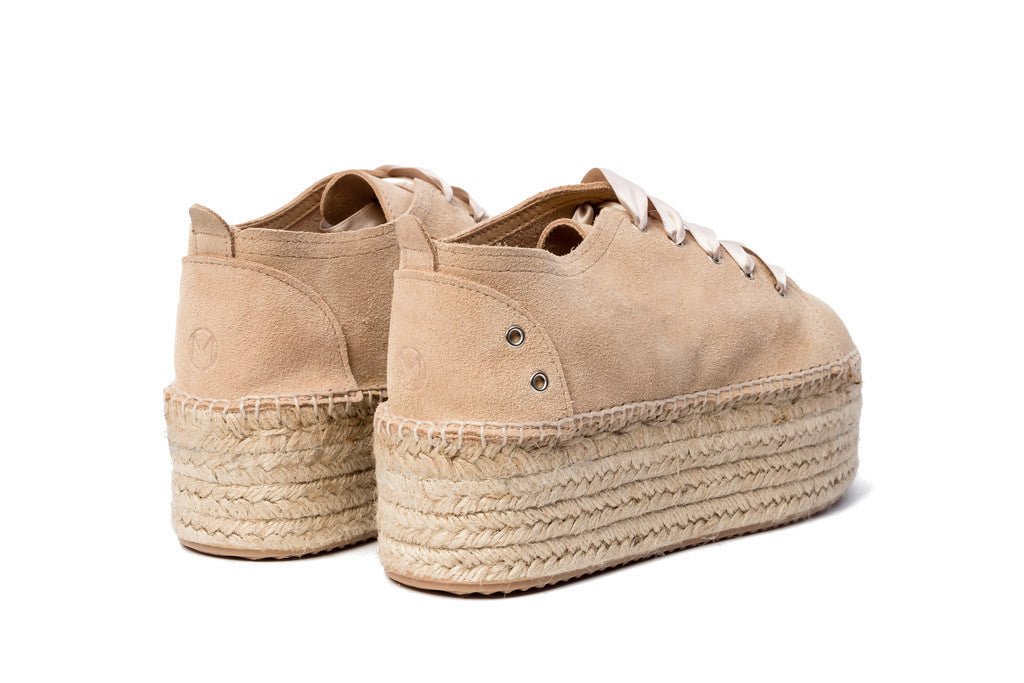 Baskets Es Vedra beige Femme
