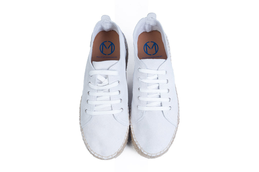 Baskets Es Vedra Blanc Femme