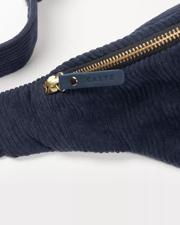 Banane Velours Bleu Nuit