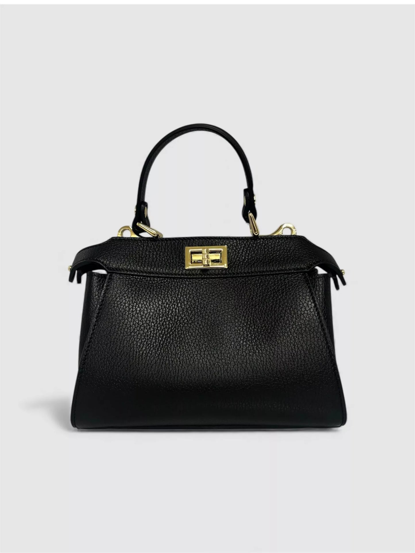 Sacs à main en cuir véritable noir