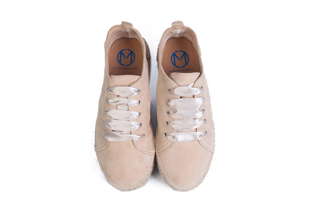 Baskets Es Vedra beige Femme